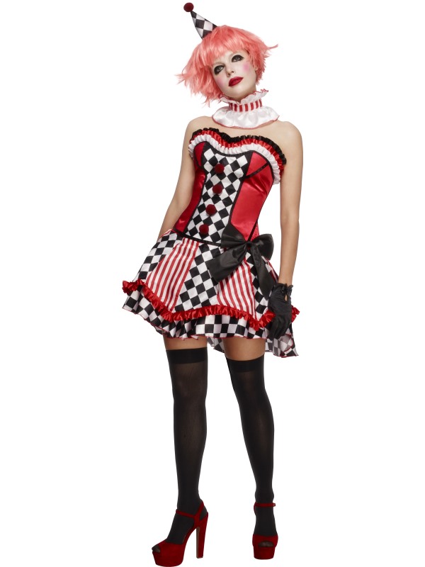 Fever Deluxe Clown Cutie Costume, with Corset - Dropship For You