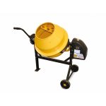 63L 230V 220W Portable Cement Concrete Sand Mixer With Wheels