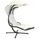 Garden Helicopter Garden Patio Swing Chair Seat Lounge – Cream