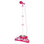 Bontempi Show Time Stage And Portable Pink Microphone Girls Toy Aged 3+ Years