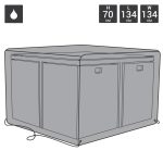 4 Seater Cube Garden Furniture Set Black Cover 100% Waterproof